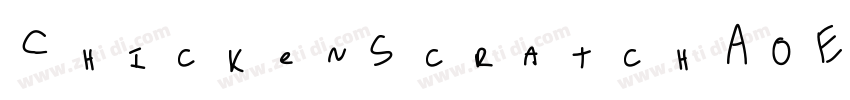 ChickenScratch AOE字体转换